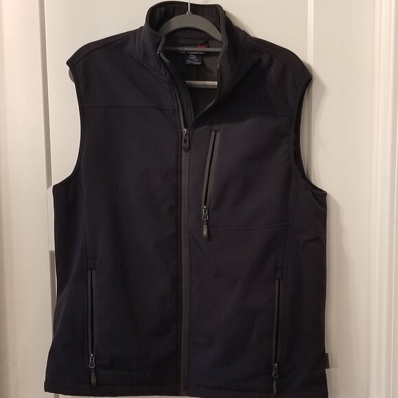 Free Country Men's Medium Stand Collar  Zip Up Vest - Picture 1 of 6